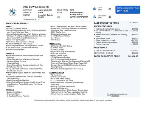 2023 BMW X5 xDrive40i