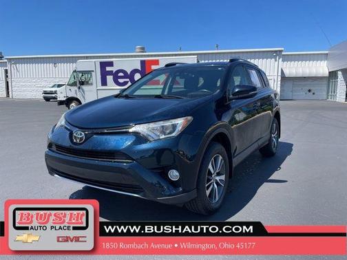 Galactic Aqua Mica 2018 Toyota RAV4 XLE