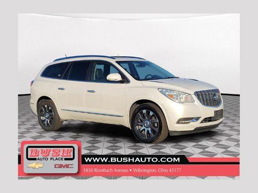 White Frost Tricoat 2017 Buick Enclave Leather