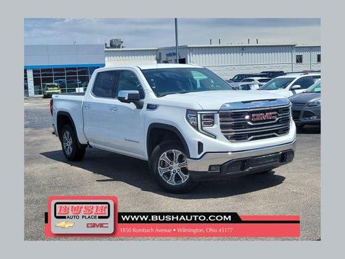 Summit White 2025 GMC Sierra 1500 SLT