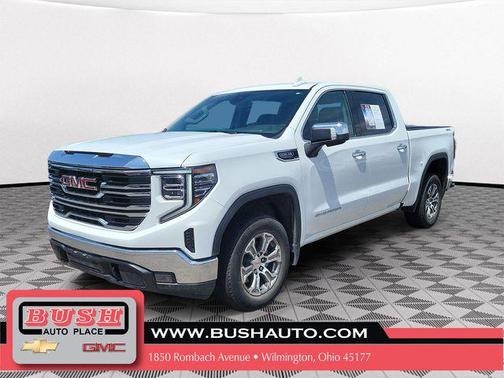 Summit White 2025 GMC Sierra 1500 SLT