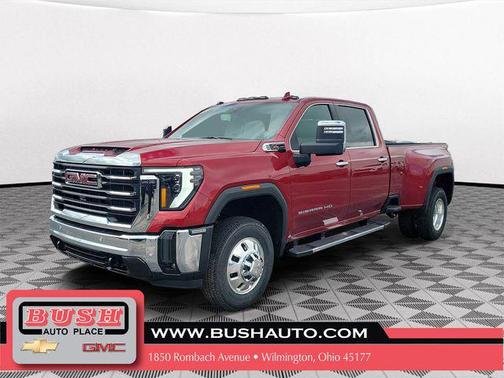 Volcanic Red Tintcoat 2026 GMC Sierra 3500 SLT