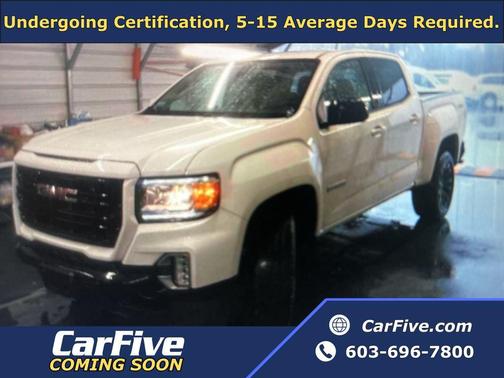 Summit White 2022 GMC Canyon Elevation