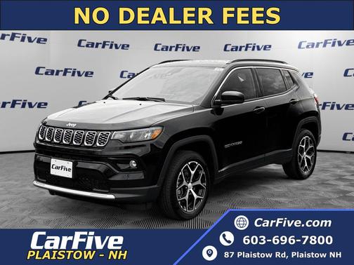 Diamond Black Crystal Pearlcoat 2024 Jeep Compass Limited