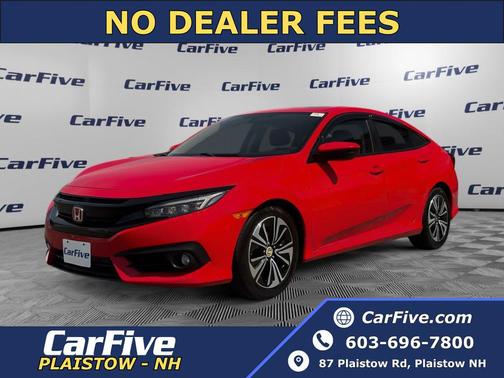 Red 2016 Honda Civic EX-T