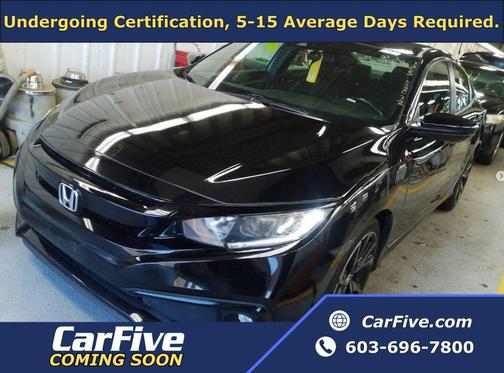 Black 2021 Honda Civic Sport