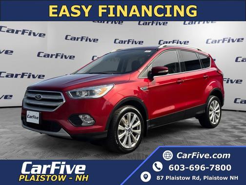 Red 2018 Ford Escape Titanium