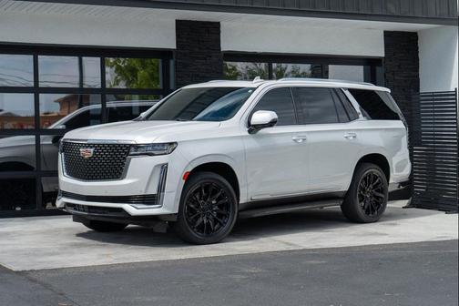 Crystal White Tricoat 2021 Cadillac Escalade Premium Luxury