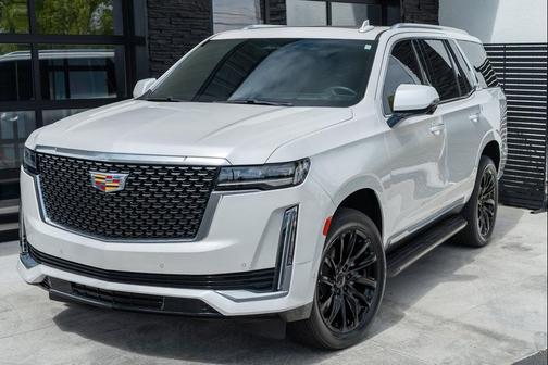 Crystal White Tricoat 2021 Cadillac Escalade Premium Luxury