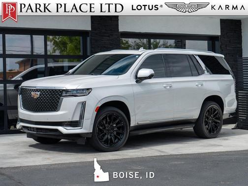Crystal White Tricoat 2021 Cadillac Escalade Premium Luxury