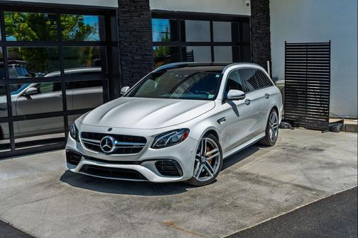 Polar White 2018 Mercedes-Benz AMG E 63 S 4MATIC