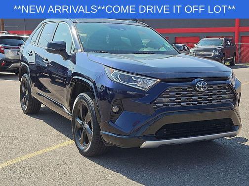 Blue Print w/Midnight Black Roof 2020 Toyota RAV4 Hybrid SE