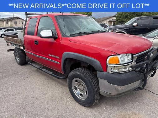 Victory Red 2001 GMC Sierra 2500 SLE H/D Extended Cab