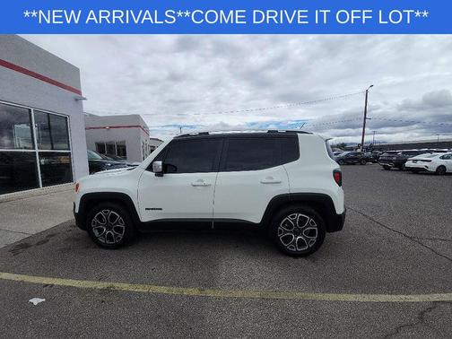 Alpine White 2016 Jeep Renegade Limited
