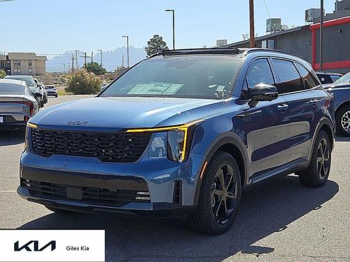 Mineral Blue 2026 Kia Sorento Hybrid SX Prestige