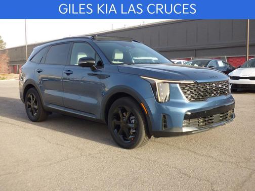 Mineral Blue 2026 Kia Sorento Hybrid SX Prestige