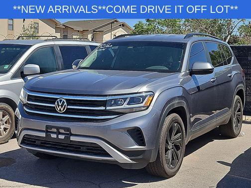 Charcoal 2021 Volkswagen Atlas 3.6L SE w/Technology