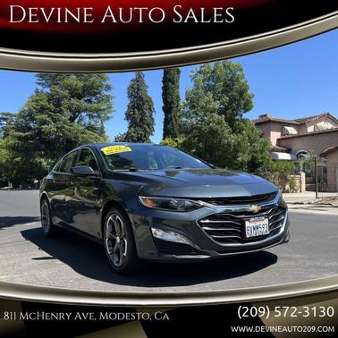Blue 2021 Chevrolet Malibu FWD LT