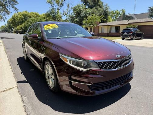 Burgundy 2017 Kia Optima EX