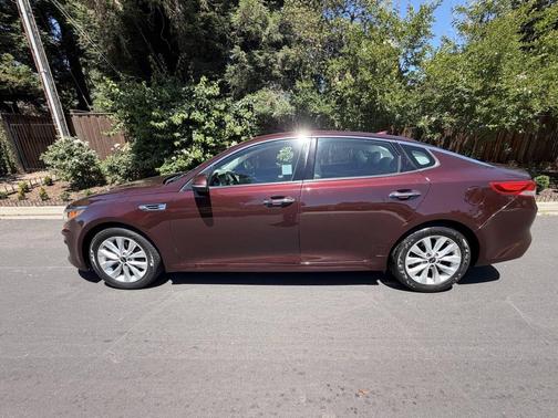 Burgundy 2017 Kia Optima EX