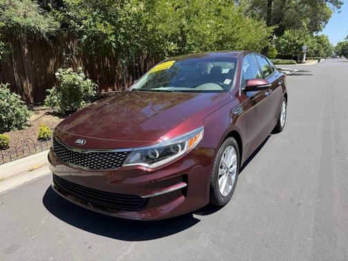 Burgundy 2017 Kia Optima EX