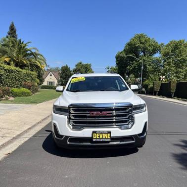 Summit White 2021 GMC Acadia AWD SLE