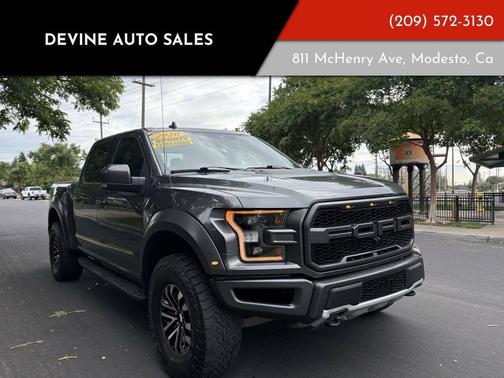 Gray 2020 Ford F-150 Raptor