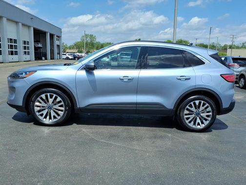 Iced Blue Silver Metallic 2022 Ford Escape Titanium