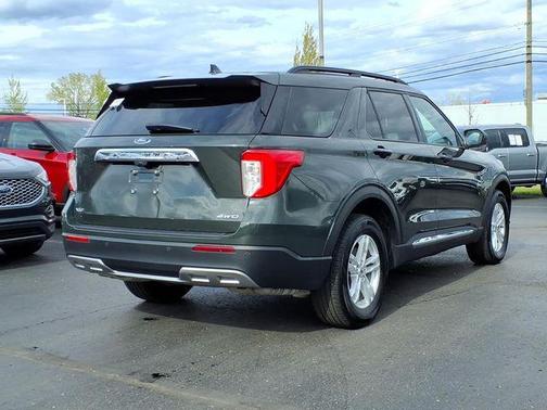 Forged Green Metallic 2023 Ford Explorer XLT