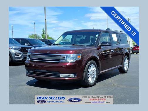 Burgundy Velvet Tinted Clearcoat 2018 Ford Flex SEL