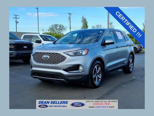 Iconic Silver Metallic 2023 Ford Edge SEL