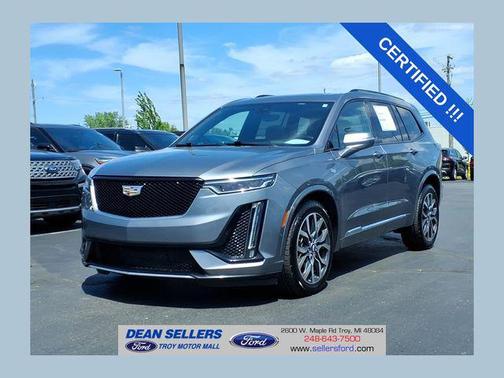 Satin Steel Metallic 2021 Cadillac XT6 Sport AWD