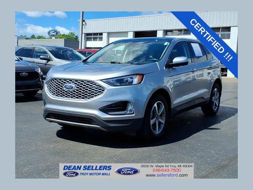 Iconic Silver Metallic 2023 Ford Edge SEL