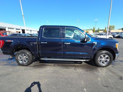 Antimatter Blue Metallic 2023 Ford F-150 XLT