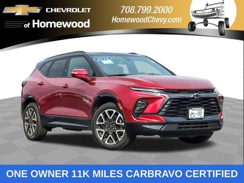 Radiant Red Tintcoat 2024 Chevrolet Blazer RS
