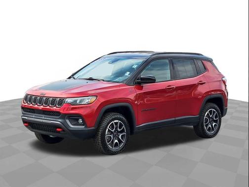 Red Hot Pearlcoat 2025 Jeep Compass Trailhawk