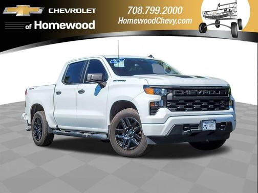 Summit White 2022 Chevrolet Silverado 1500 Custom