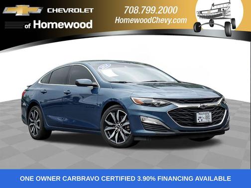Lakeshore Blue Metallic 2024 Chevrolet Malibu FWD RS