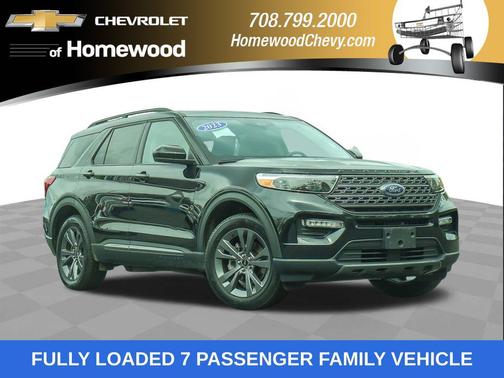 Agate Black Metallic 2023 Ford Explorer XLT