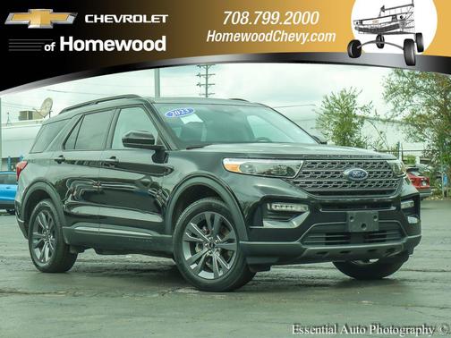 Agate Black Metallic 2023 Ford Explorer XLT