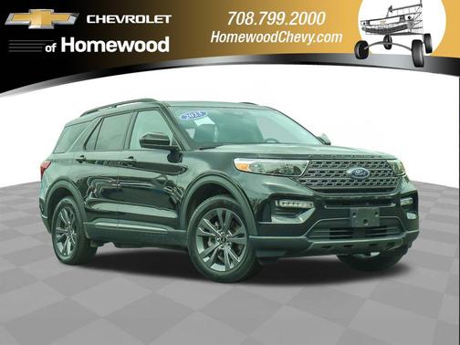 Agate Black Metallic 2023 Ford Explorer XLT