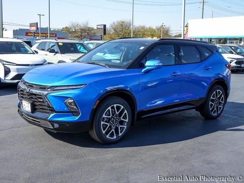Riptide Blue Metallic 2026 Chevrolet Blazer RS