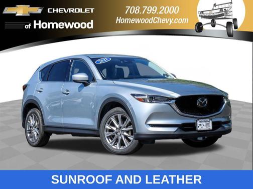 Sonic Silver Metallic 2021 Mazda CX-5 Grand Touring