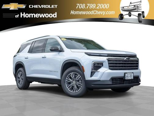 Polar White Tricoat 2026 Chevrolet Traverse LT