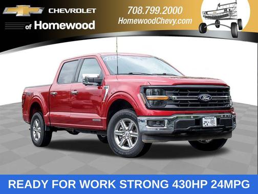 Red Metallic 2024 Ford F-150 XLT