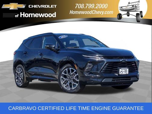 Black 2025 Chevrolet Blazer RS