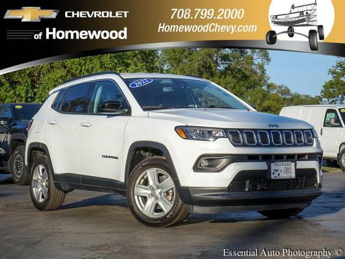 Bright White Clearcoat 2022 Jeep Compass Latitude