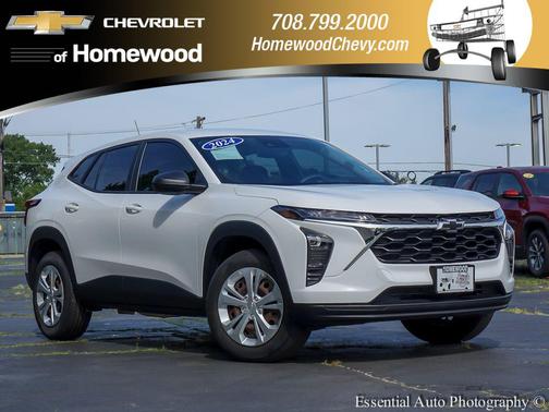 Summit White 2024 Chevrolet Trax LS