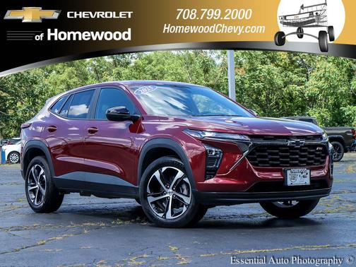 Crimson Metallic 2025 Chevrolet Trax FWD 1RS