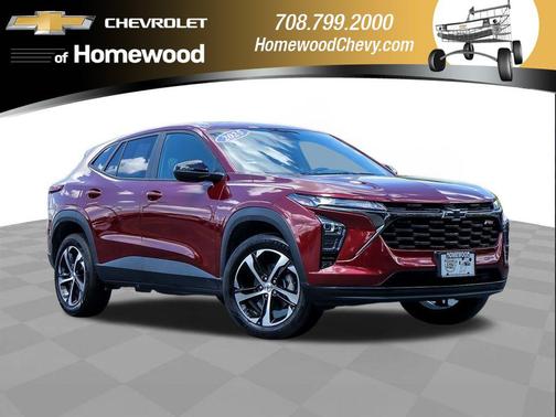 Crimson Metallic 2025 Chevrolet Trax FWD 1RS